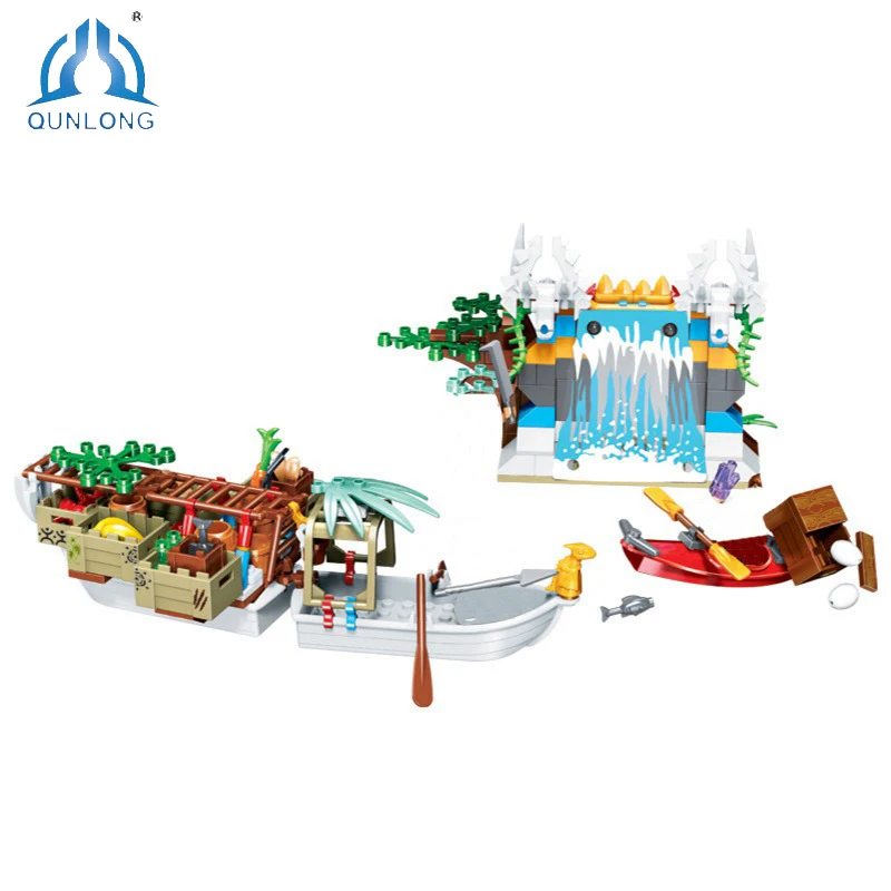 

Educational Kit Dinosaur Tribe Supply Ship Model Building Blocks Children Toys Friends Gift Figures Block Christmas Toys for Boy