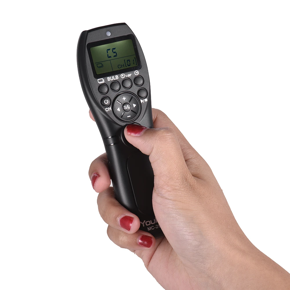 YouPro 2 4G беспроводной пульт дистанционного управления ЖК-Таймер спуска затвора