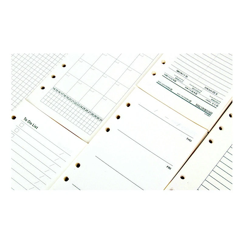 Оригинальные Канцелярские принадлежности монохромный блокнот А6 с отрывными