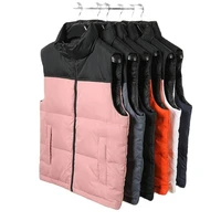 winter autumn and winter new mens down jacket vest vest casual coat matching color zipper door pocket decoration five colors