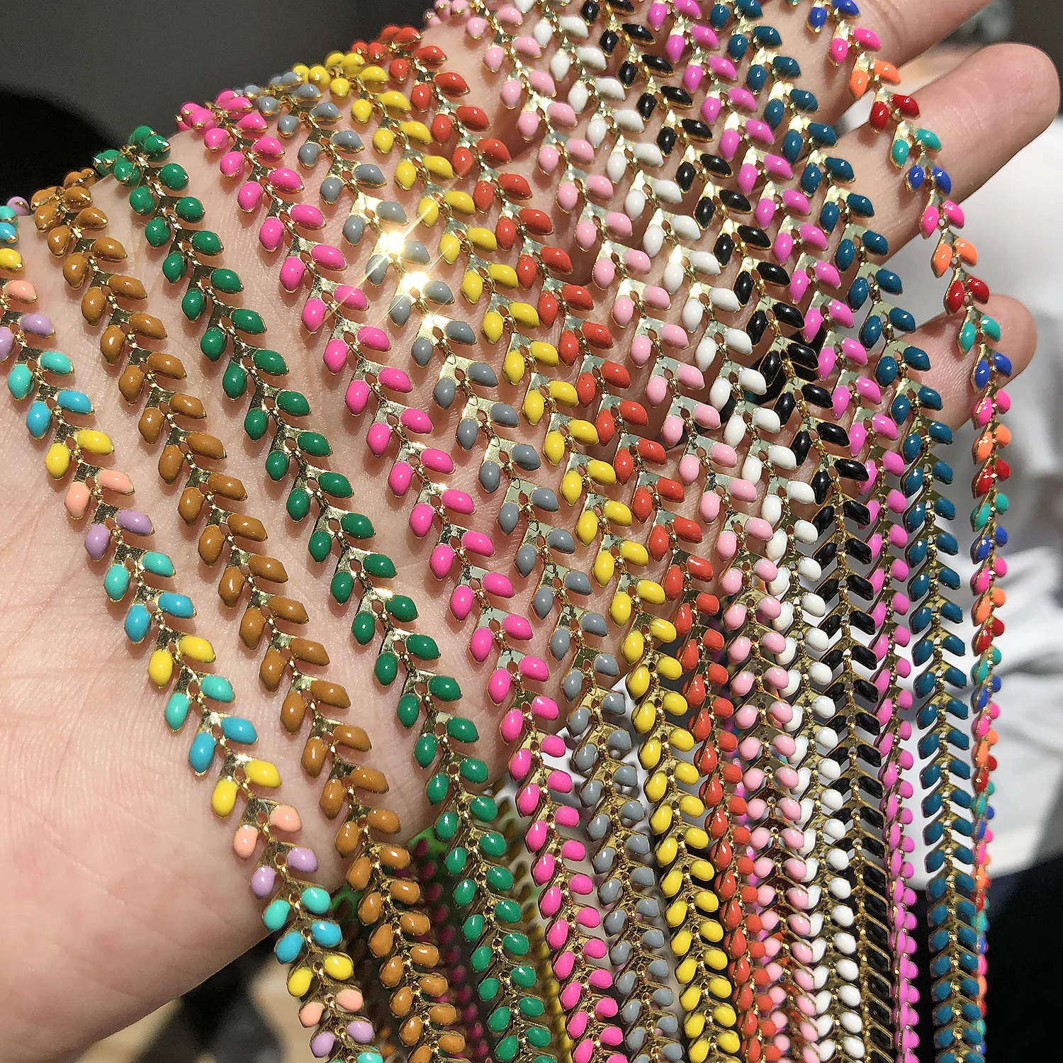 Листья из нержавеющей стали ручной работы 1 м | Украшения и аксессуары