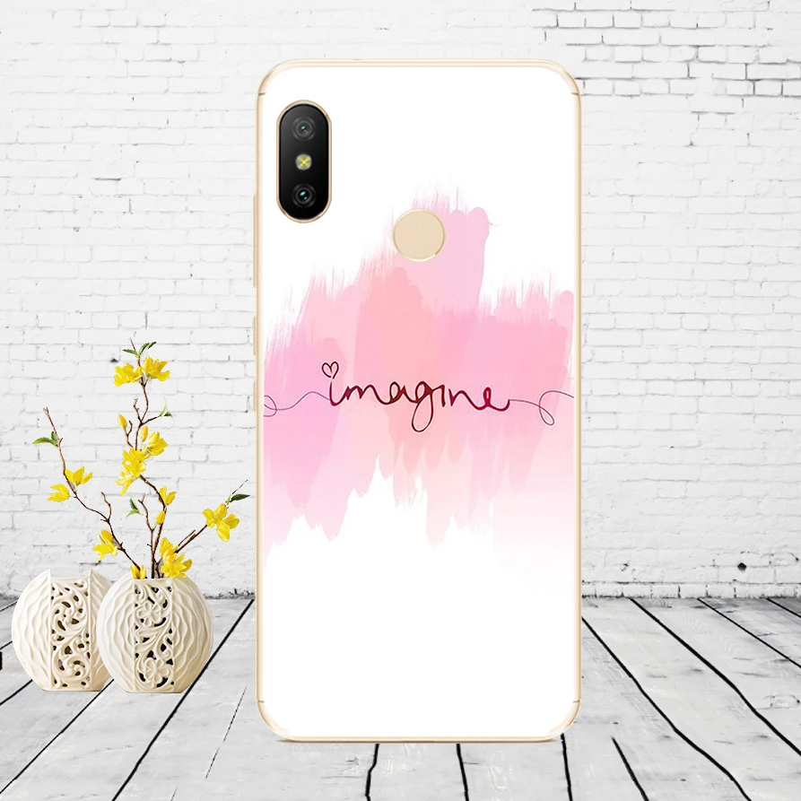 F44 Силиконовый чехол для Xiaomi mi A2 LITE, чехол с полной защитой, мягкая задняя крышка из ТПУ, чехол для телефона s для Xio mi A2 LITE, бампер - Цвет: F44