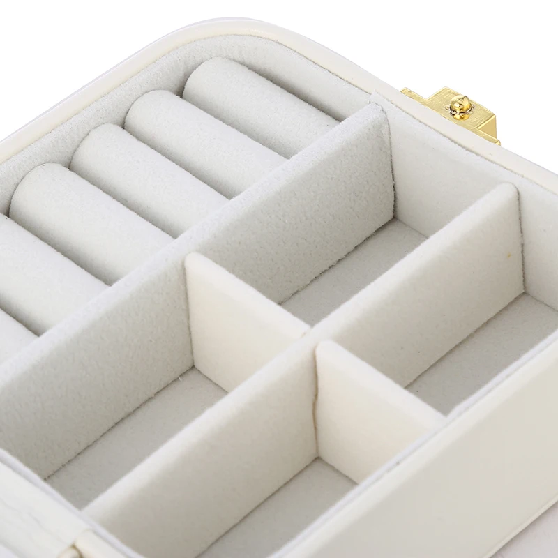 

Women Jewelry Box High Capacity Necklace Earrings Rings Jewelry Storage Box Portable Travel Case Casket Gift Dropshipping