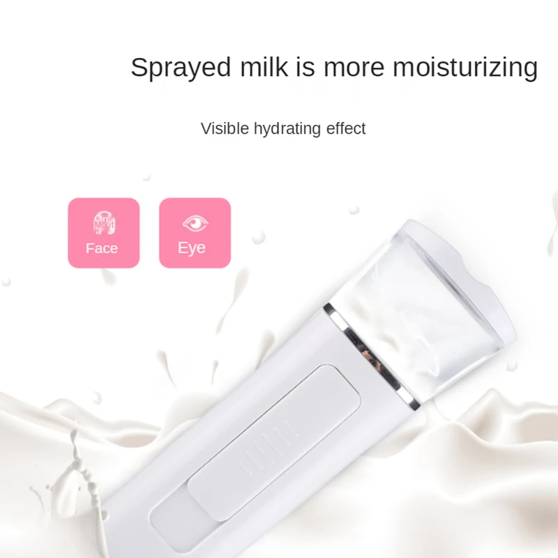 

Portable Handy Facial Steamers Cool Mini Facial Steamer Nano Mist Spray Sprayer With Power Bank
