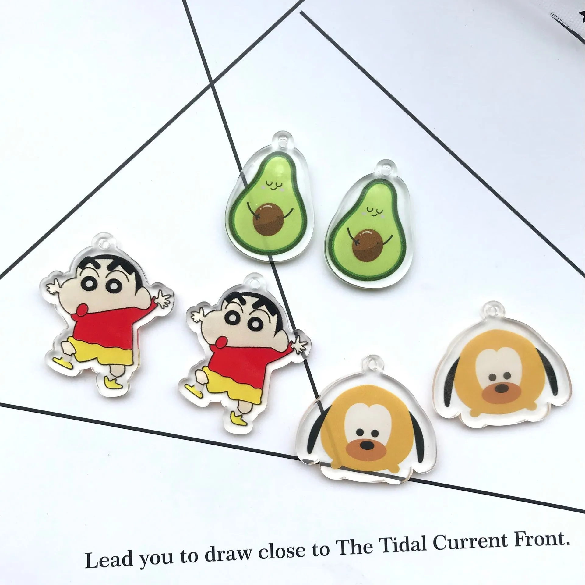 Бесплатная доставка! Акриловый мультяшный пластырь с плоской задней стороной