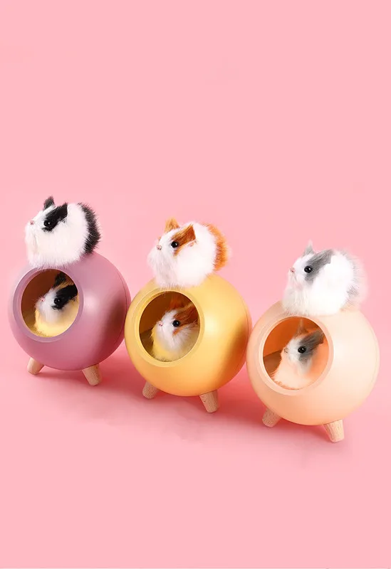 Светодиодный ночсветильник в виде кошки сенсорный ночник с Bluetooth-динамиком