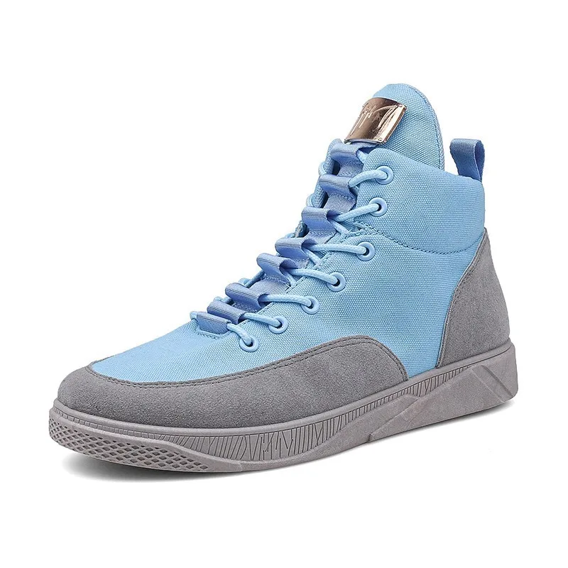 

Men's Casual Skateboarding Shoes High Top Sneakers Sports Shoes Breathable Hip Hop Walking Shoes Street Shoes Chaussure Homme
