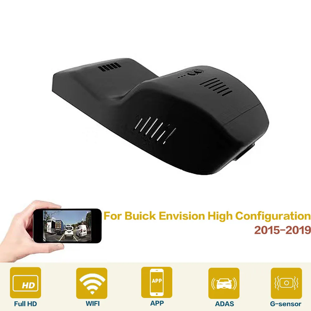 

Car DVR Wifi Video Recorder Dash Cam Camera High Quality Night Vision Full Hd For Buick Envision High Configuration 2015-2019