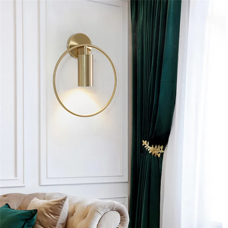 

Современный светодиодный настенный светильник Роскошные 5 Вт GU10 AC95-260V Линг номер Спальня прикроватные Настенные светильники для дома Освещ...