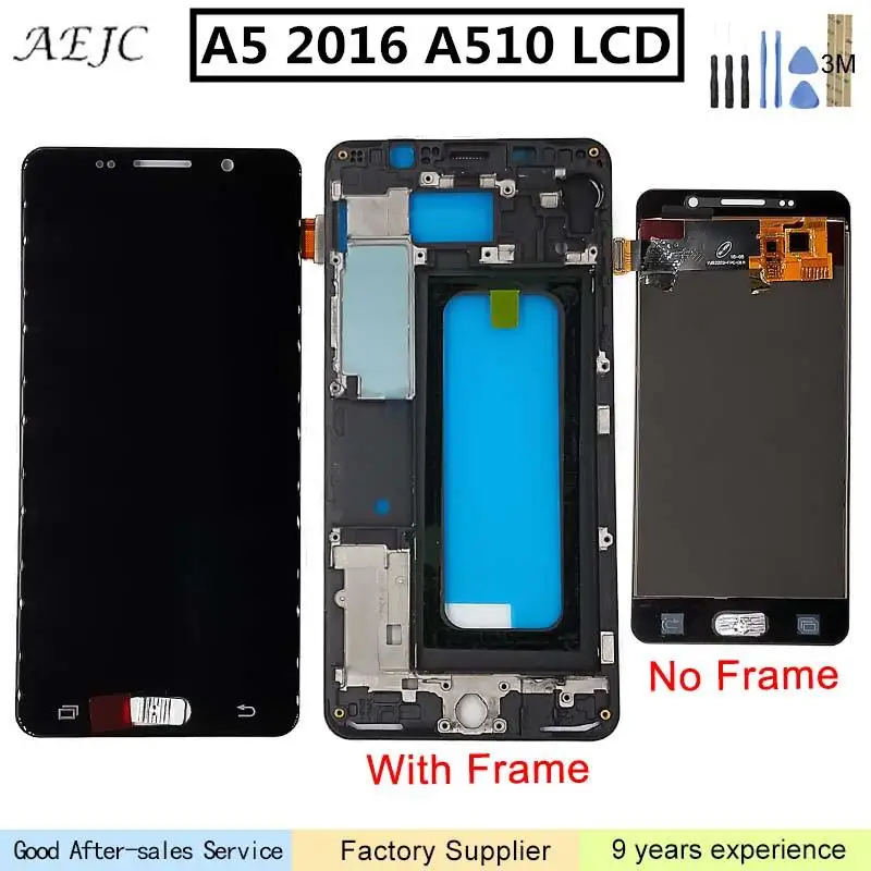 Можно регулировать яркость для samsung A5 2016 A510 ЖК дисплей кодирующий