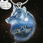 Модная бижутерия, креативный кулон в виде волка, тотемного сердца, Эстетические Роскошные аксессуары для женщин, дешевое ожерелье, женское украшение на Хэллоуин