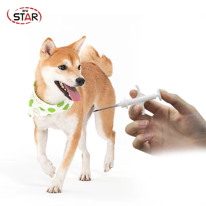 10pcs 2.12*12mm FDX-A microchip Animal RFID Microchip Syringe Pet 125khz Implant Kit Dog ID injector | Безопасность и защита