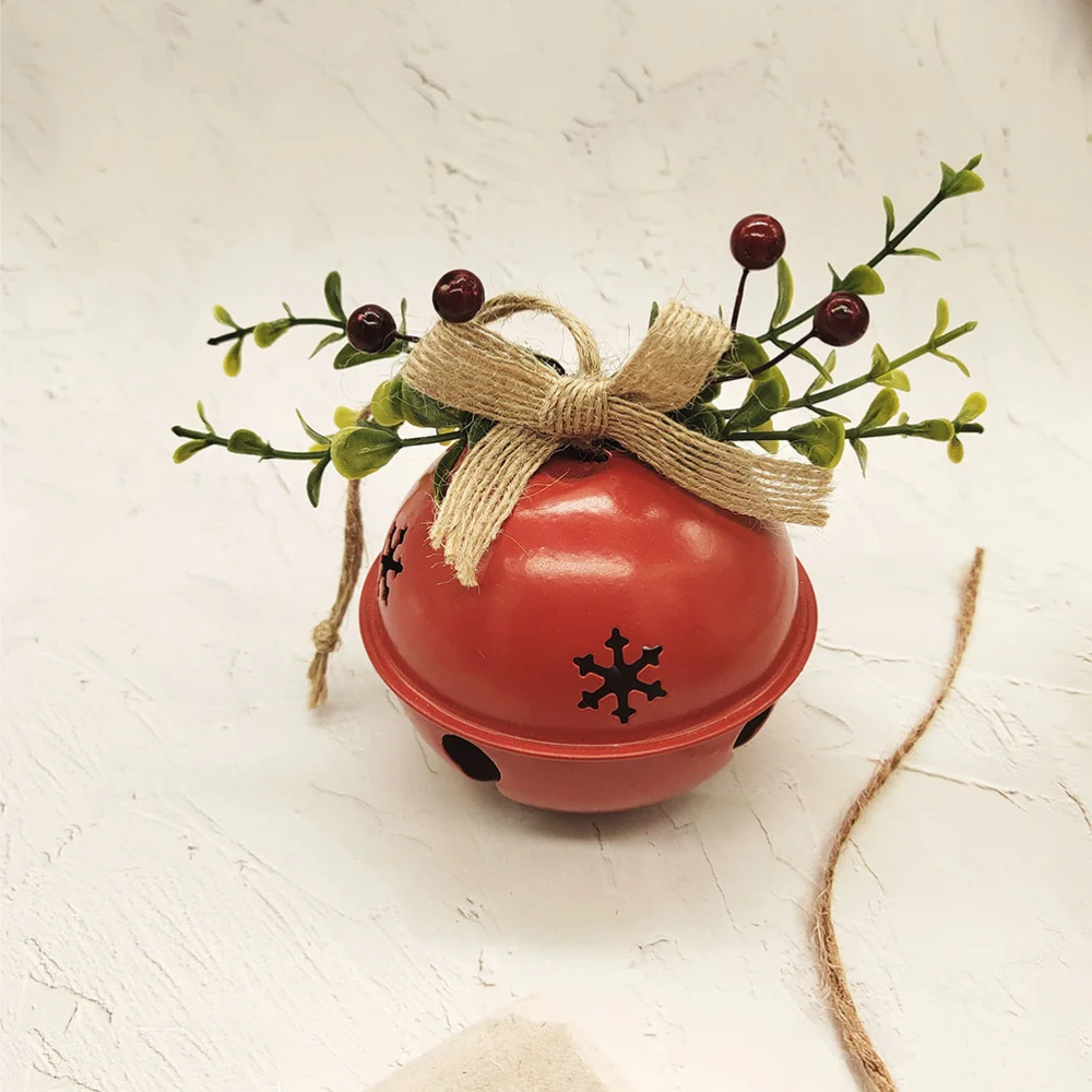 

2pcs Christmas Bell Pendant Hanging Bell Little Iron Bell for Christmas Tree