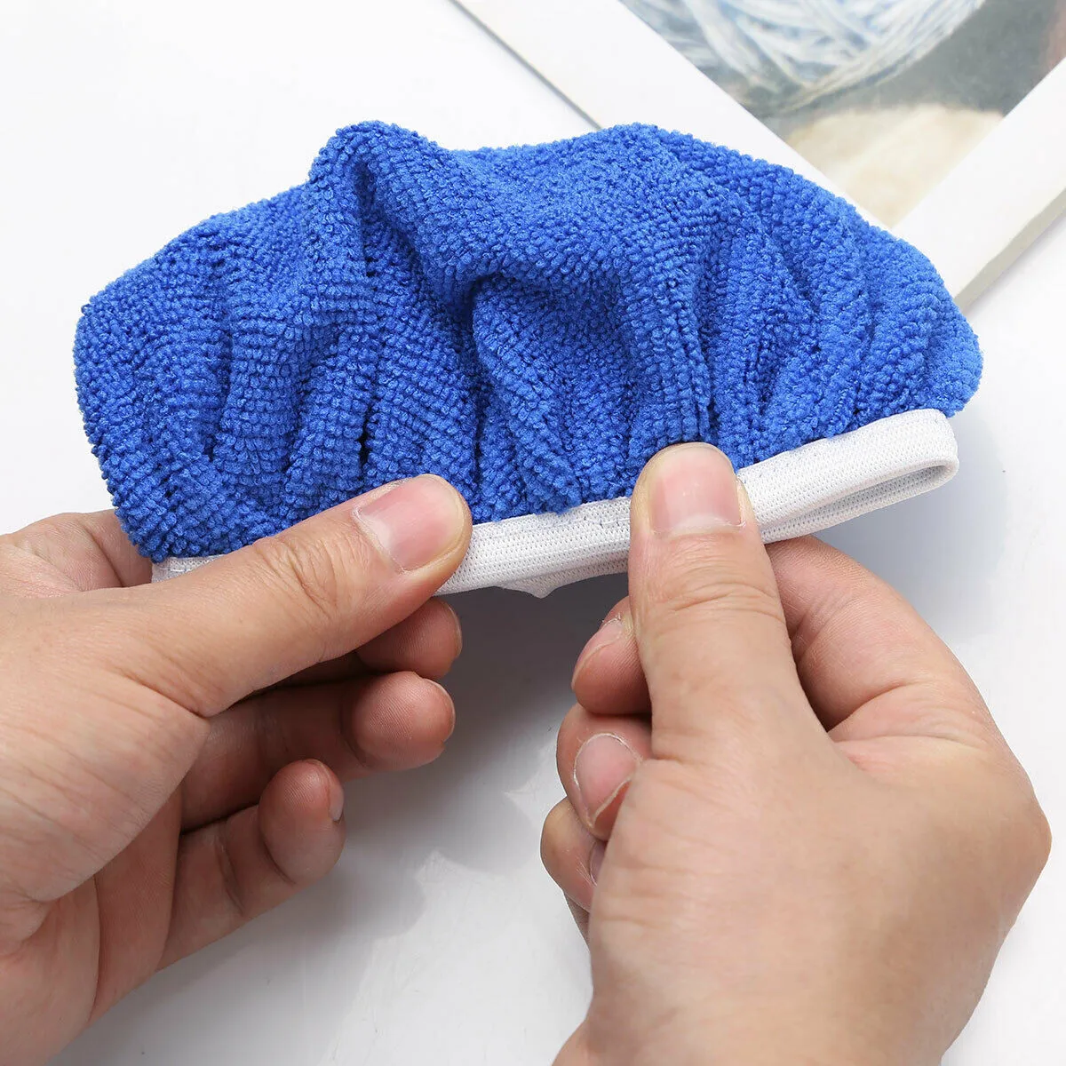 

Cover Polisher Cover 5-6 Inch Blue Bonnet Buffing Car For Most Cars Mircrofiber Pad