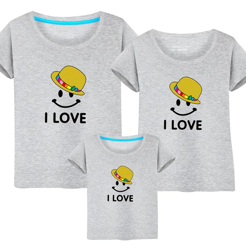 Футболка для родителей и детей 13 цветов|Сочетающаяся одежда семьи| |