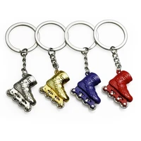 mini skates key chain single row skates key chain key ring key bag pendant personality small jewelry