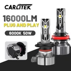 Автомобильные противотуманные фары H7 H4 H11 H8 H9 H16JP 9005 HB3 9006 HB4 CSP без вентилятора 6000K лм 50 Вт универсальные светодиодные лампы 12 В