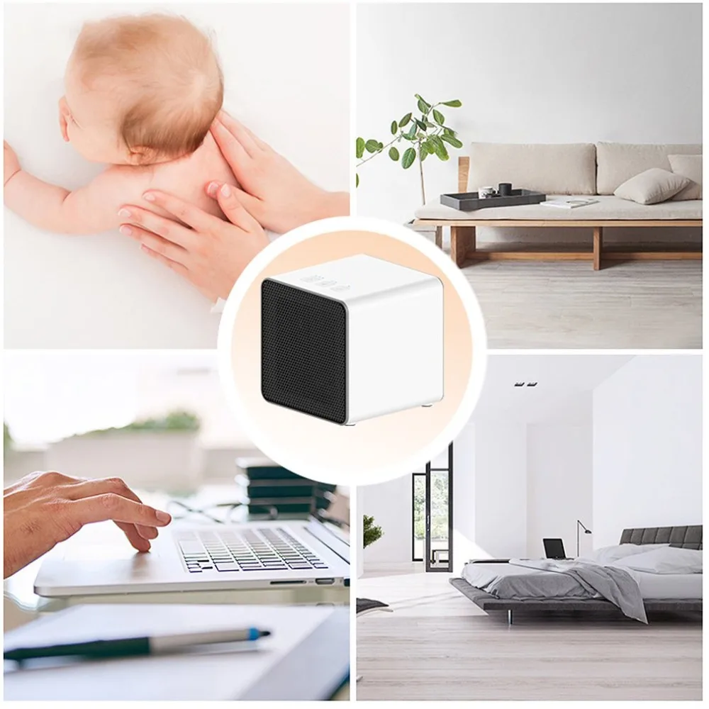 

Electric Heater Mini Home Heaters Portable Winter Heating Air Warmer Desktop for Office Home Room US/EU Plug Fan Heater