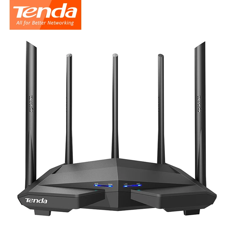 Беспроводной роутер Tenda AC11 гигабитный Wifi маршрутизатор AC1200 двухдиапазонный WIFI