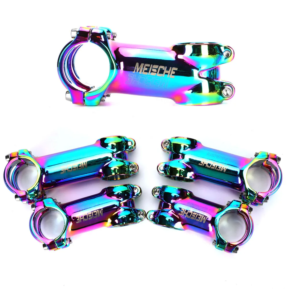 

Meische Road Bike Stem 7 Degree Ultralight Alu 60-90mm Colorful Bicycle Stem Mountain Bicycle Accessories