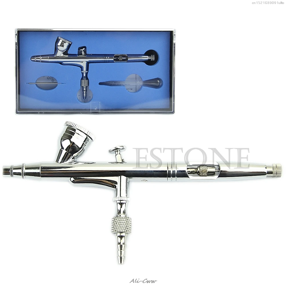 

2018 Dual Action Gravity Feed 0.2/0.3/0.35/0.5 mm Airbrush Spray Gun Set Tattoo Tools