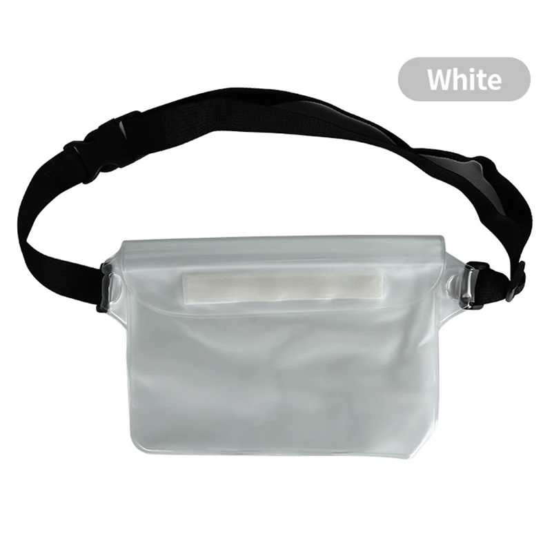 Clear White Водонепроницаемый чехол-сумка на пояс для iPhone X, 7, 8, 6s Plus, XS Max, для подводного серфинга, Pone Poch, для samsung S10, S9 Plus, A50, Xiaomi - Цвет: Clear White