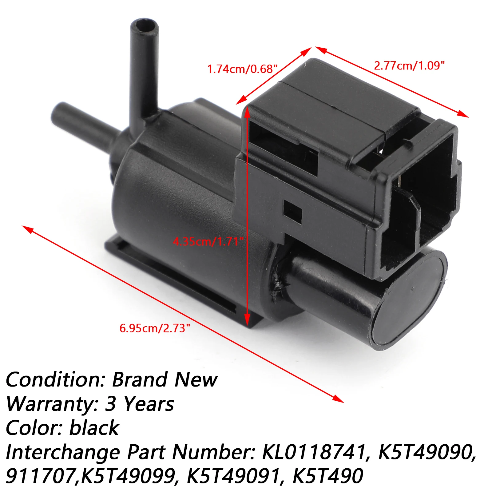 Выбросов вакуумный выключатель электромагнитный клапан для Mazda улавливания