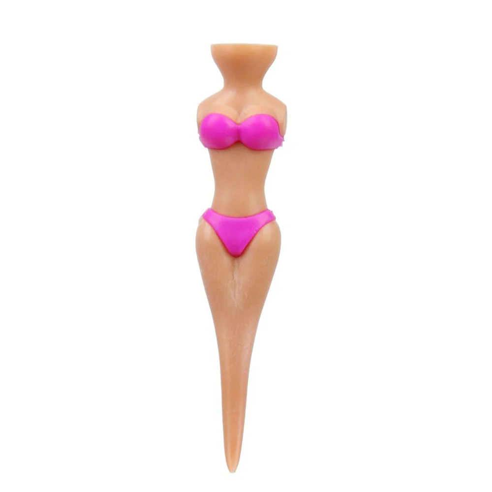 

6pcs Novelty Bikini Lady Girl Tees Divot Tools (Black)