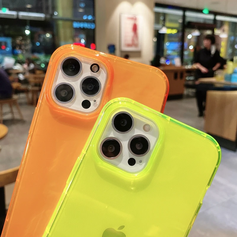 Оригинальный чехол для телефона Apple iPhone 11 12 13 Pro Max mini 7 8 plus цветной с полным