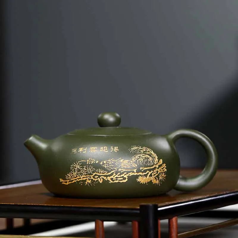 Чайный горшок Yixing из фиолетовой глины классический чайник ручной работы Сиши