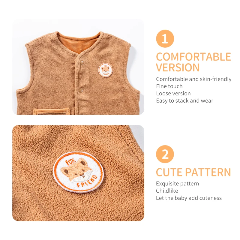 Новинка детская одежда Детский плюшевый осенне-зимний утепленный детский