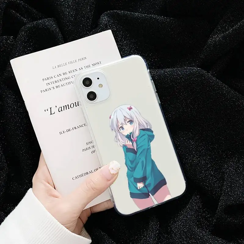 

eromanga sensei cute sexy temptation Phone Case Transparent for iPhone 6 7 8 11 12 s mini pro X XS XR MAX Plus cover funda shell
