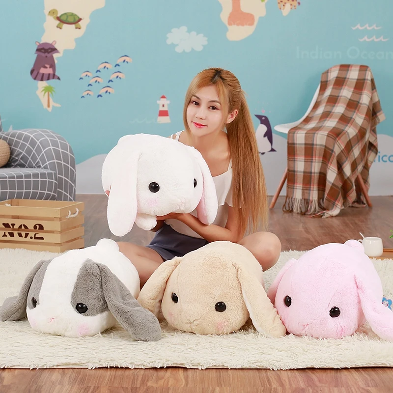 

1PC 40cm Big Long Ears Rabbit Plush Animals Toys Stuffed Bunny Soft Baby Kids Sleep Appease Doll Birthday Gifts Kawaii Toys