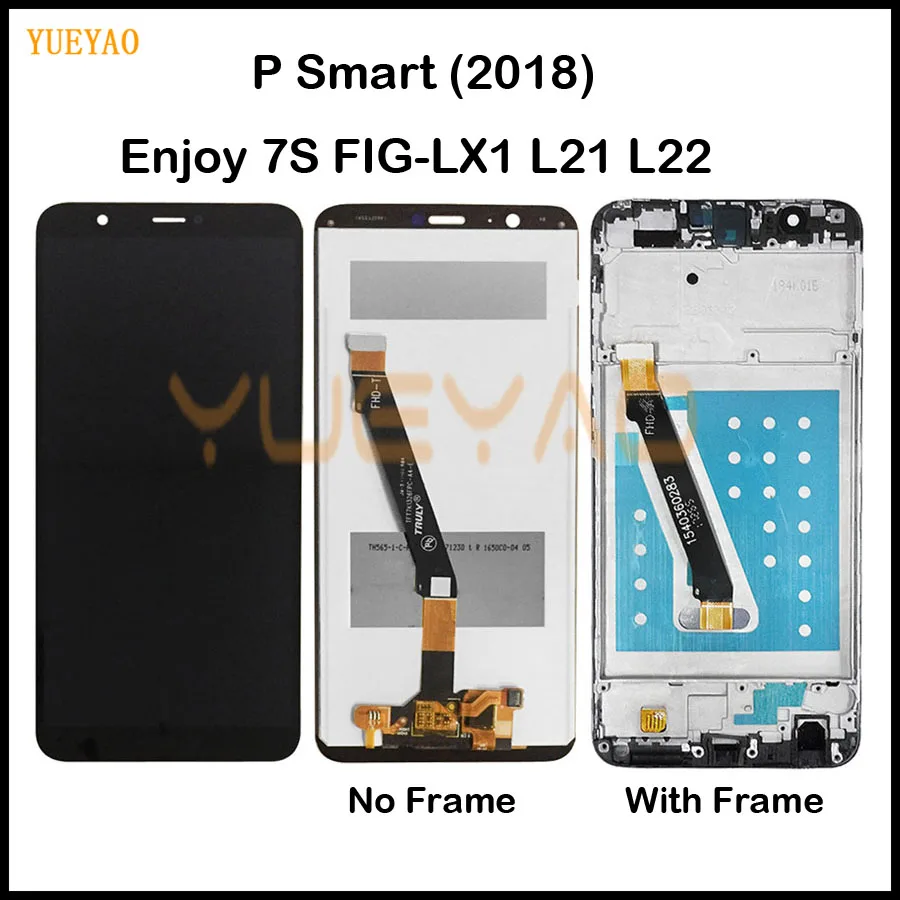 Для Huawei P Smart 2018 LCD FIG LX1/LA1/LX2 ЖК дисплей сенсорный экран сменный для Smart/Enjoy 7S