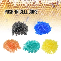 100pcs jzs bzs push in cell cups beekeeping equipment bee queen rearing cell cup for beekeepers