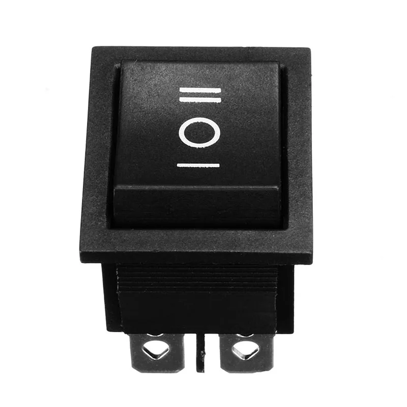 6-контактный 3-позиционный лодочный On-Off-On мгновенный клавишный переключатель DPDT 16