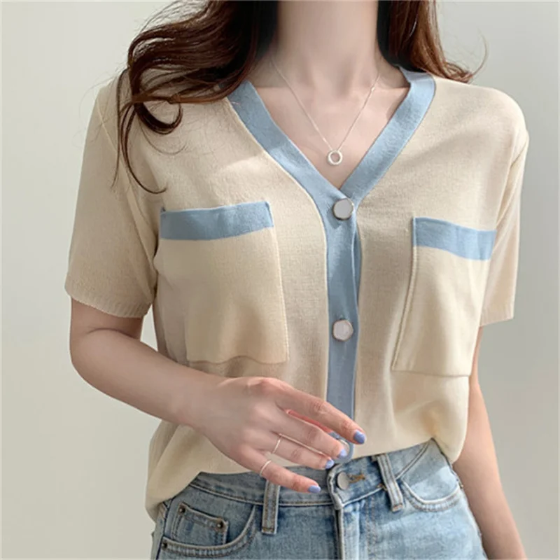 

HziriP Цвет-хит Basewear Новый Высокая Талия Выходные туфли на выпускной; Красивые пикантные 2021 короткие трикотажные уличная пальто тонкий летние ...