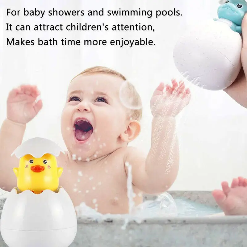 Детская игрушка для купания милый утиный Пингвин яйцо спрей воды