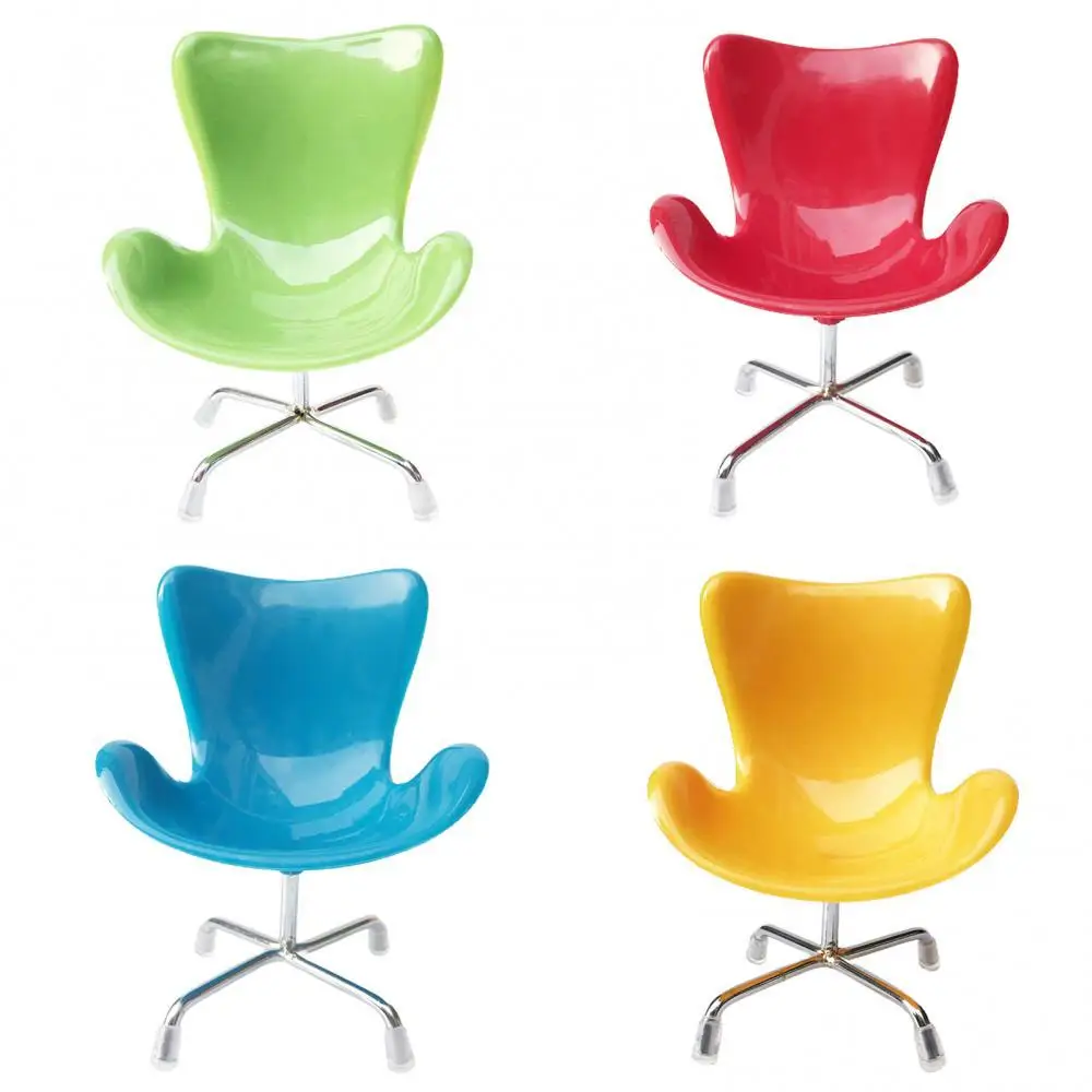 

Miniature Plastic Swan Chair Mold Furniture Living Room Decor for 1/6 Doll House