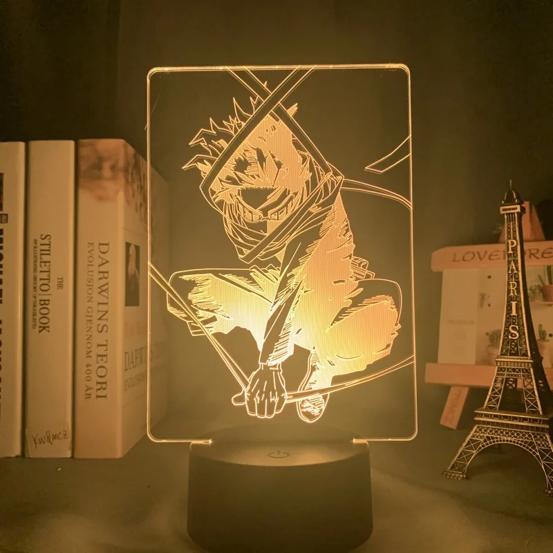 

Anime 3D LED Light Aizawa My Hero Academia Kid Bedro0m Decor Night Light Birthday Gift Manga Gadget Lamp
