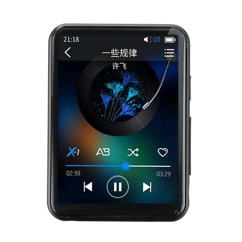 

BENJIE X5 8GB bluetooth MP3 Player HD Lossless MP4 MP5 MP6 Music Audio Video Player Built in Speaker External Sound Recording