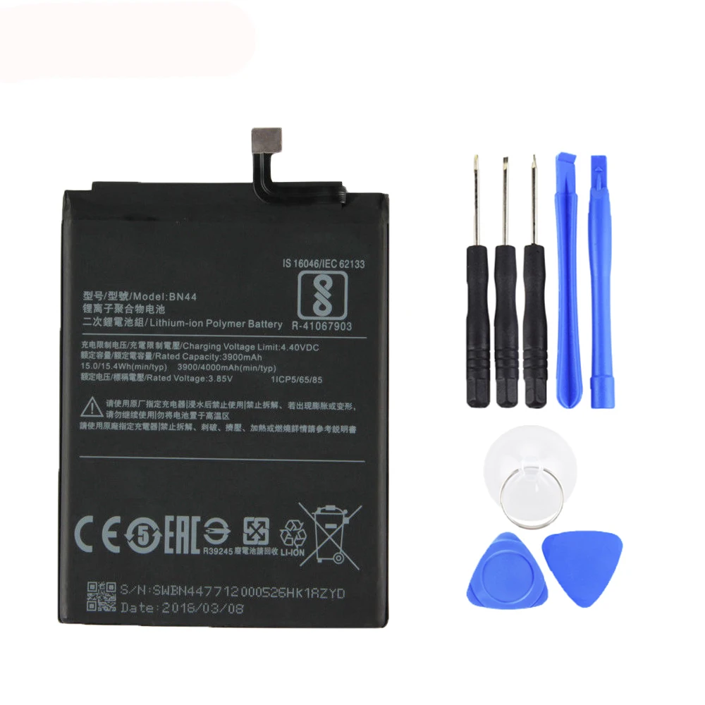 Dinto 1 шт. новые BN44 перезаряжаемые мобильный телефон аккумулятор 4000mAh батареи