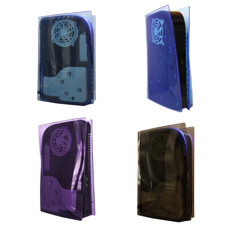 

Anti-Scratch Transparent Skin Hard Shell Protective Case PS5 Host Cover Replacement Plate for PS5 UHD Version Console