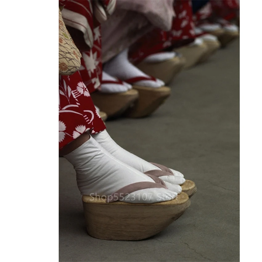 Японское кимоно специальные носки с двумя пальцами сумка самурая для косплея на