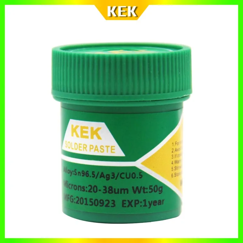 Бессвинцовая Серебристая паяльная паста сильная проводящая Sn96.5Ag3.0Cu0.5