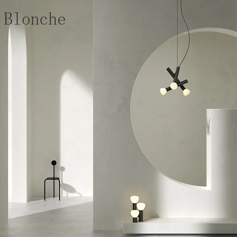 Скандинавский Многофункциональный модельный кулон лампа дизайнерский