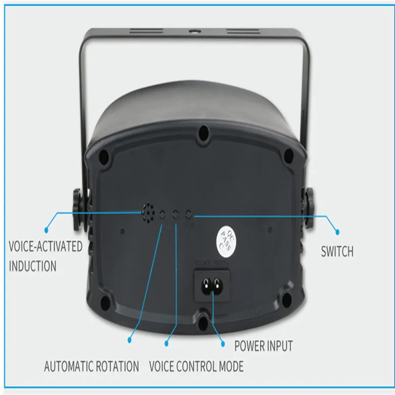 2020 Новый светодиодный светильник волны океана RGB диско лазерный Голосовое
