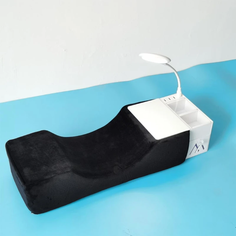 

Набор подушек для наращивания ресниц, со светодиодный светильник кой, акриловая полка, профессиональный, полка для подушки