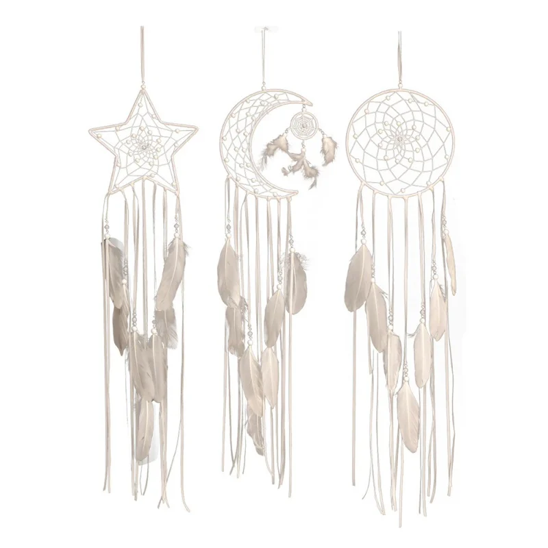 

Dream Catcher Wind Chimes Home Hanging Craft Gift Dreamcatcher Ornament Car Hanging Bedroom Decoration