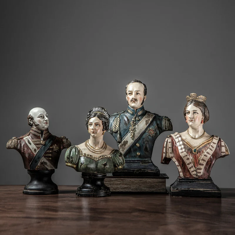 

Дизайнерские британские королевские украшения, европейские ретро украшения для гостиной, кабинета, современные аксессуары для украшения д...